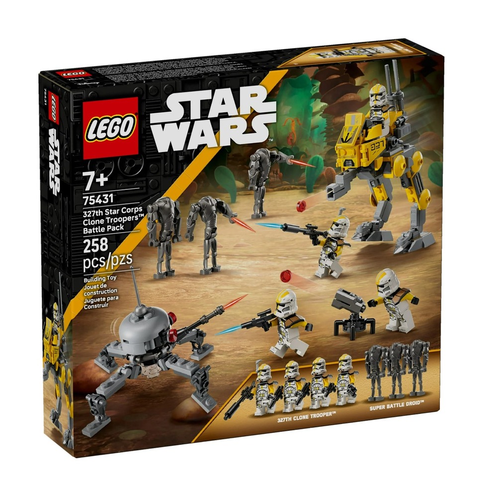 LEGO / STAR WARS 327th STAR CORPS CLONE TROPPER BATTLE PACK / 75431 / NEW SEALED